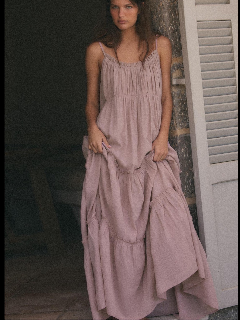 Zara Dusty Rose Maxi Dress - Picture 4 of 9